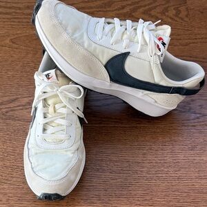 Nike waffle debut Cream and Black Athletic Shoes